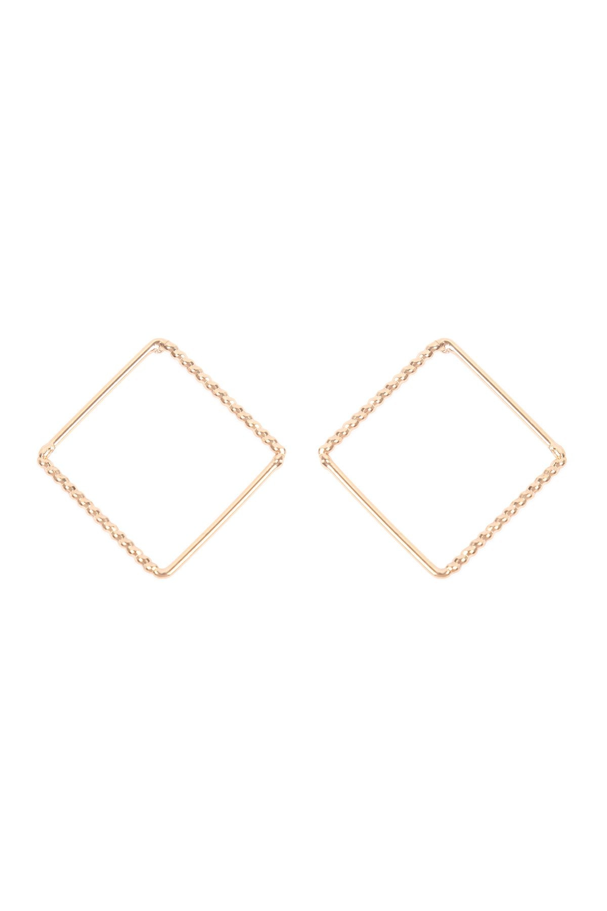 Oeb027 - Open Diamond Earrings