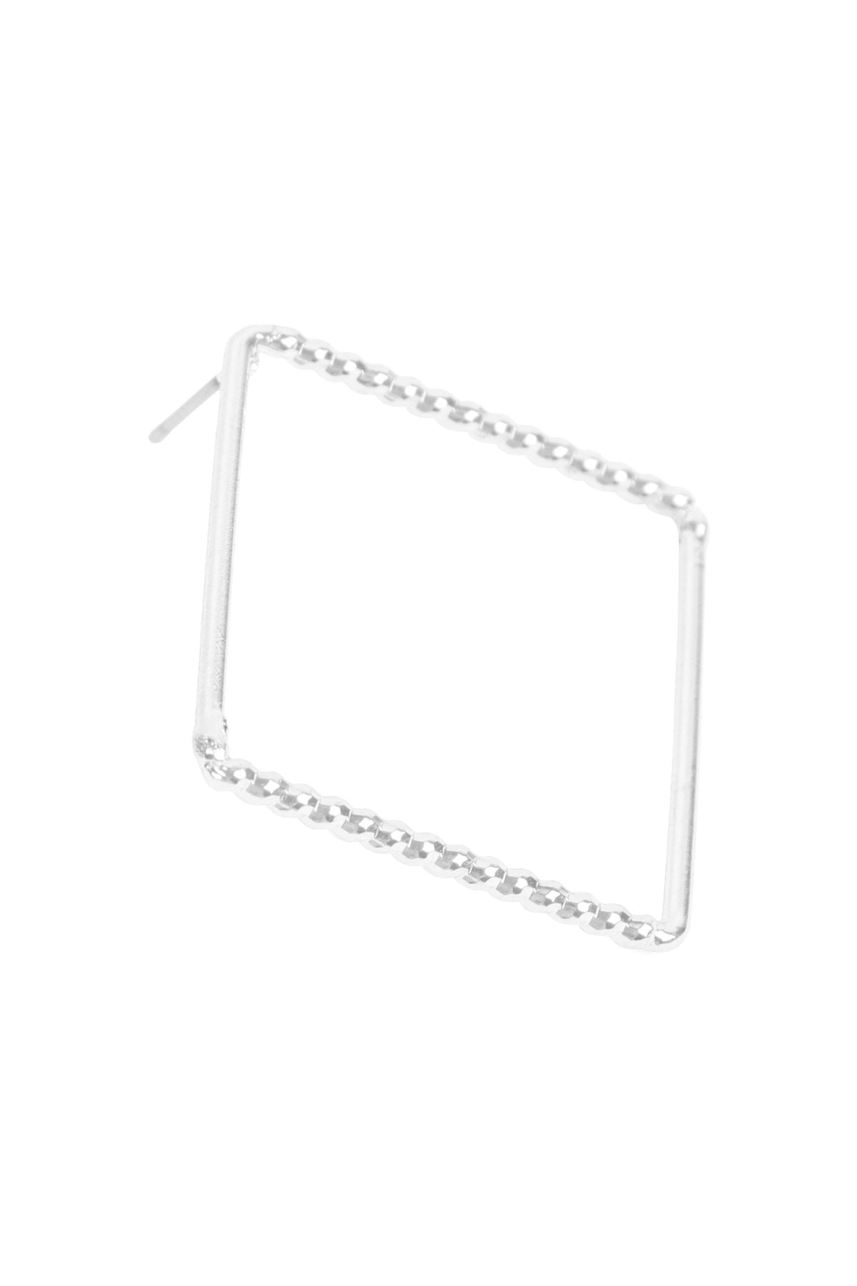 Oeb027 - Open Diamond Earrings