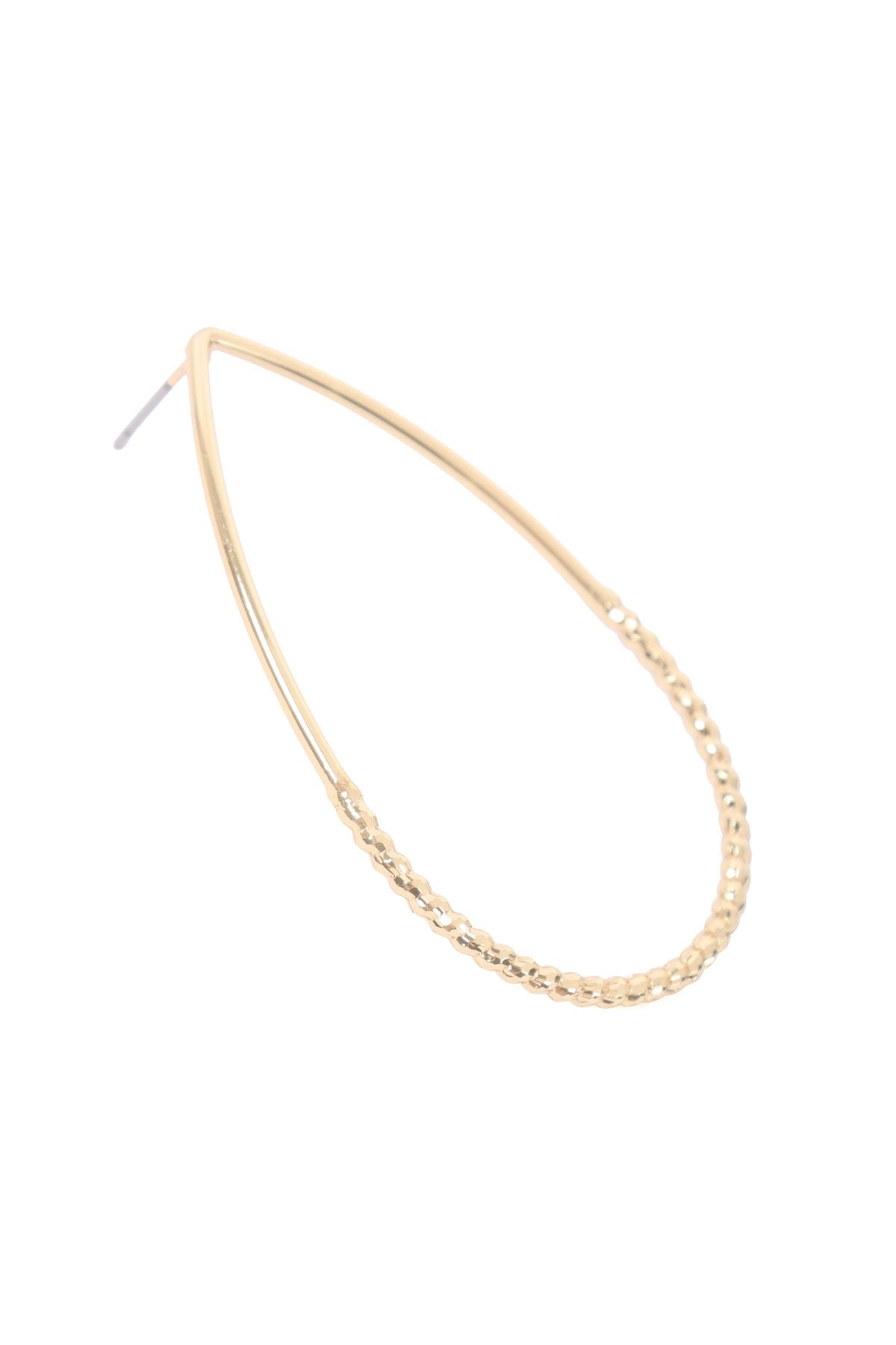 Oeb028 - Open Teardrop Post Earrings