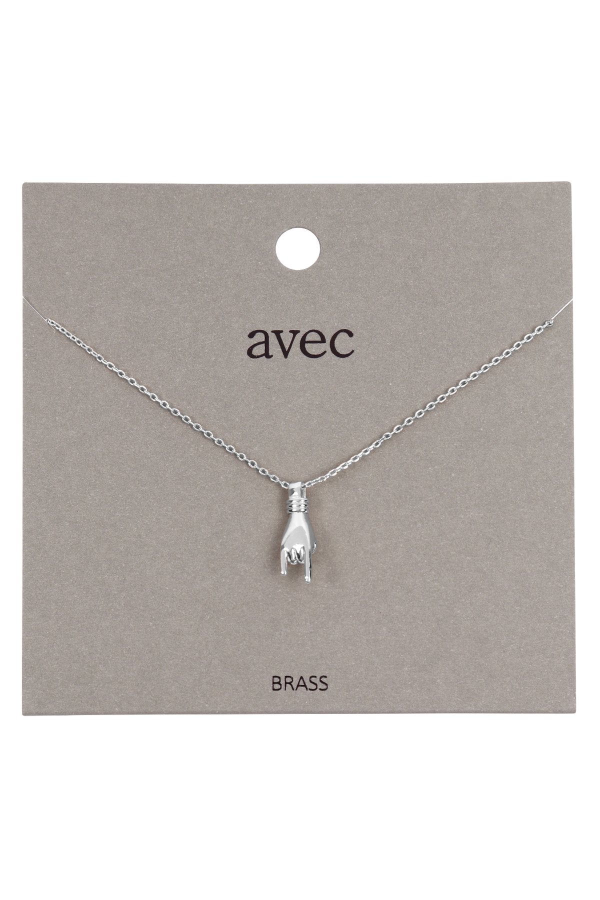 Peace Finger Sign Necklace