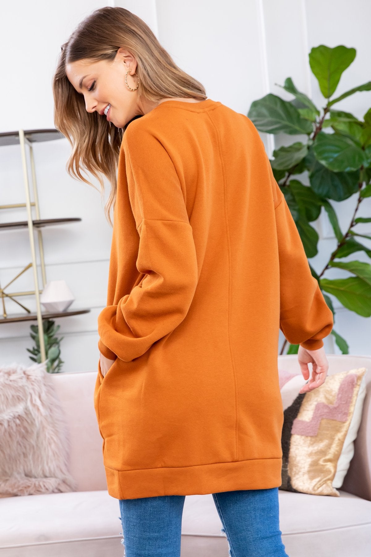 Sweatshirt With Side Pockets