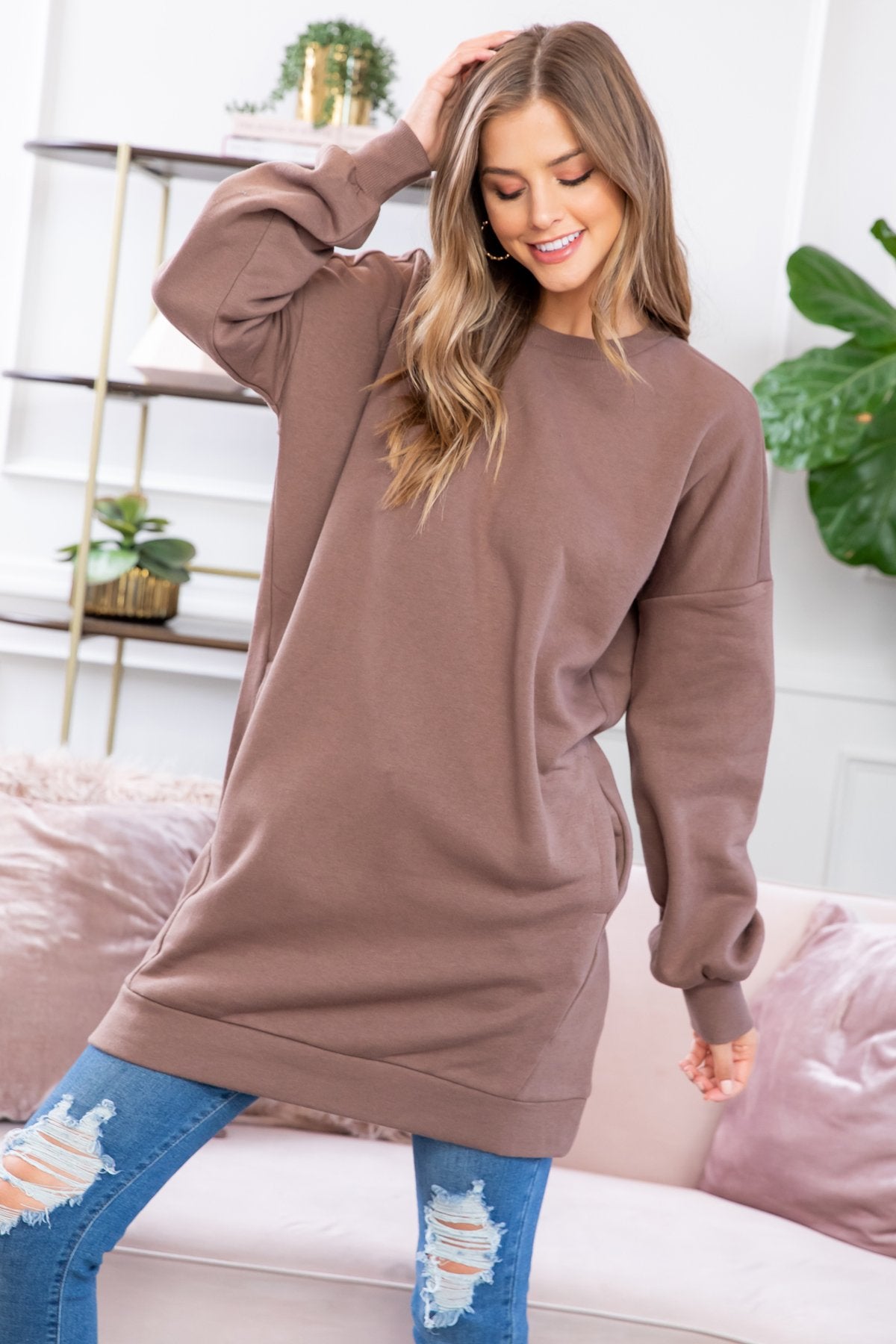 Sweatshirt With Side Pockets