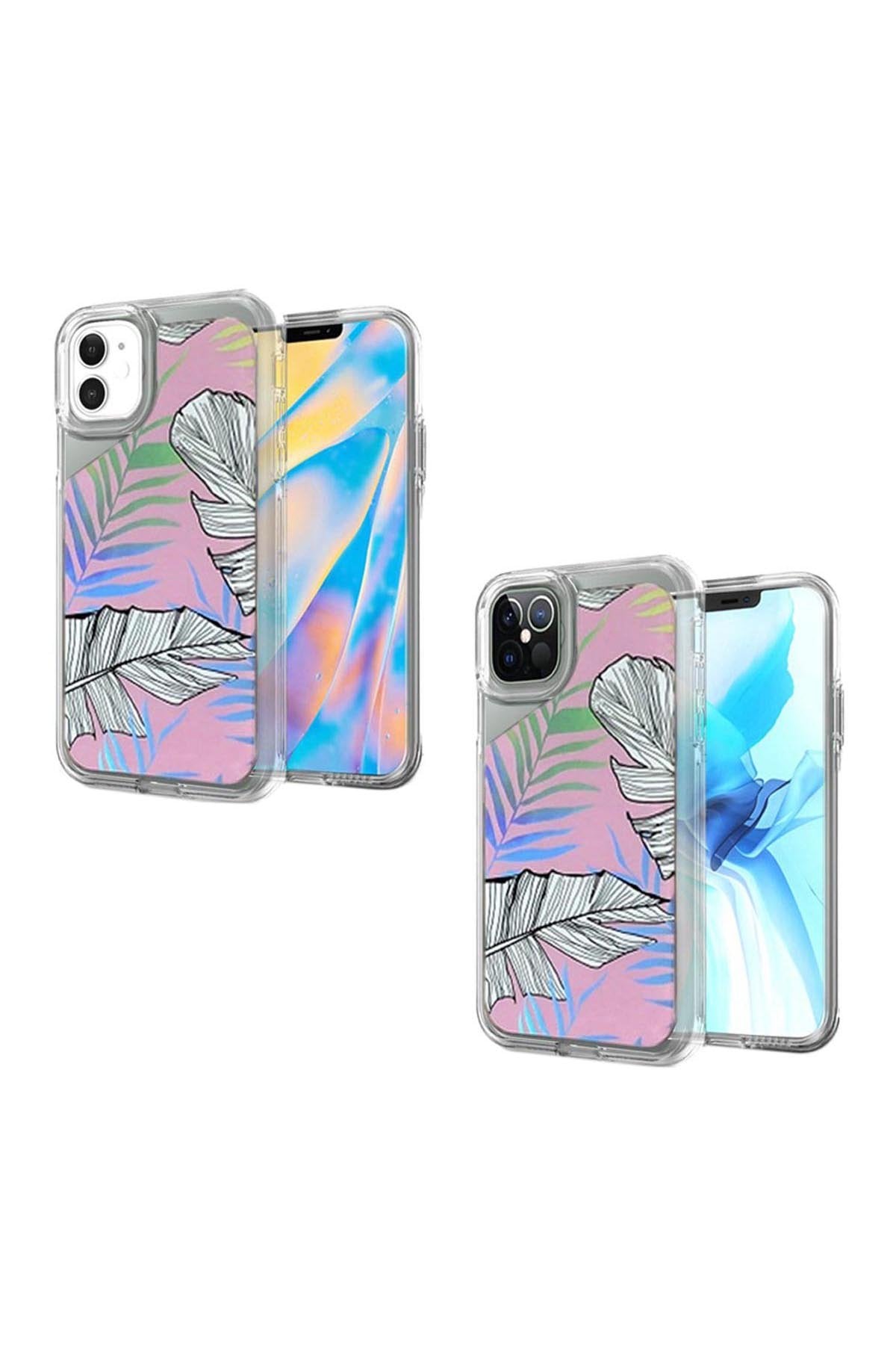 For iPHONE 12/Pro (6.1 ONLY) ELECTROPLATED DESIGN HYBRID CASE COVER