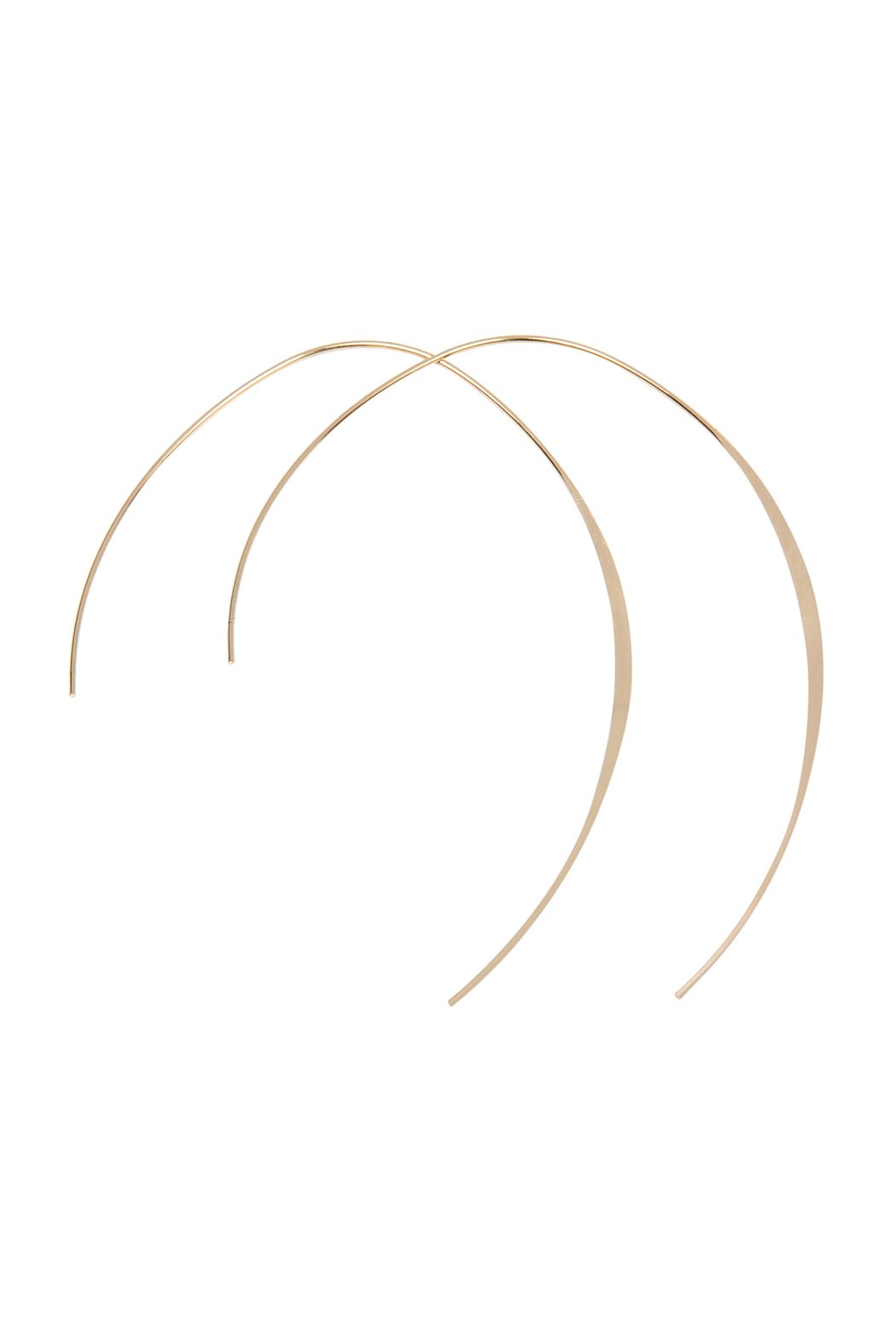 3 Inch Wired Open 'U' Earrings