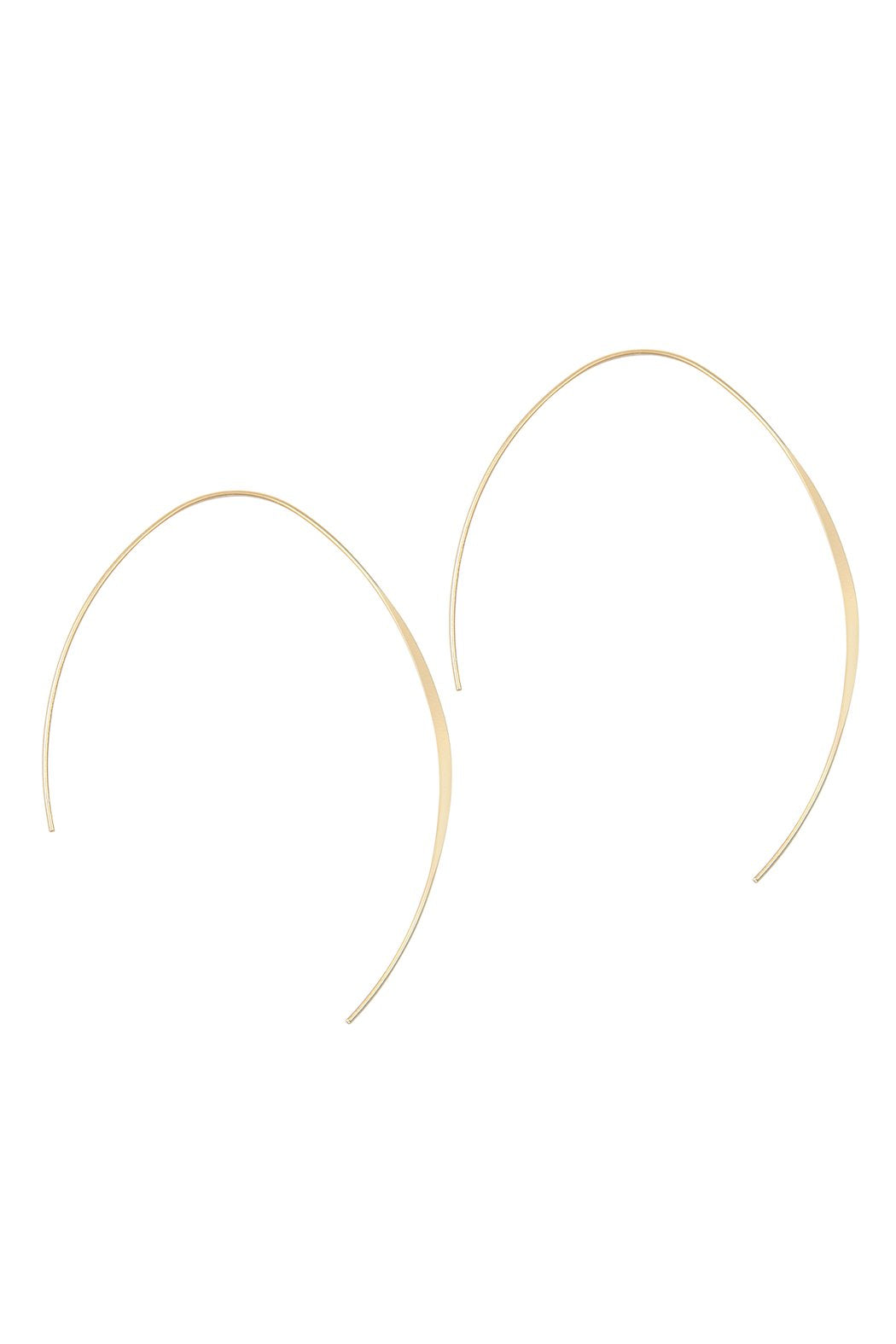 3 Inch Wired Open 'U' Earrings