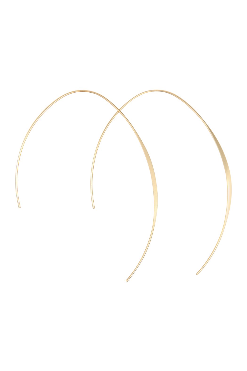 3 Inch Wired Open 'U' Earrings