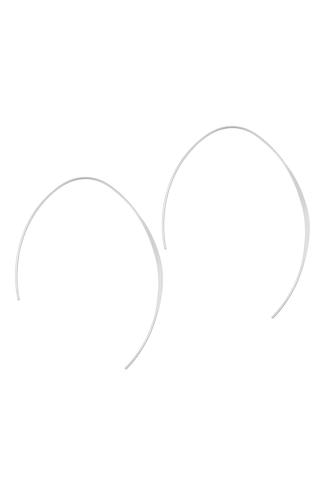 3 Inch Wired Open 'U' Earrings
