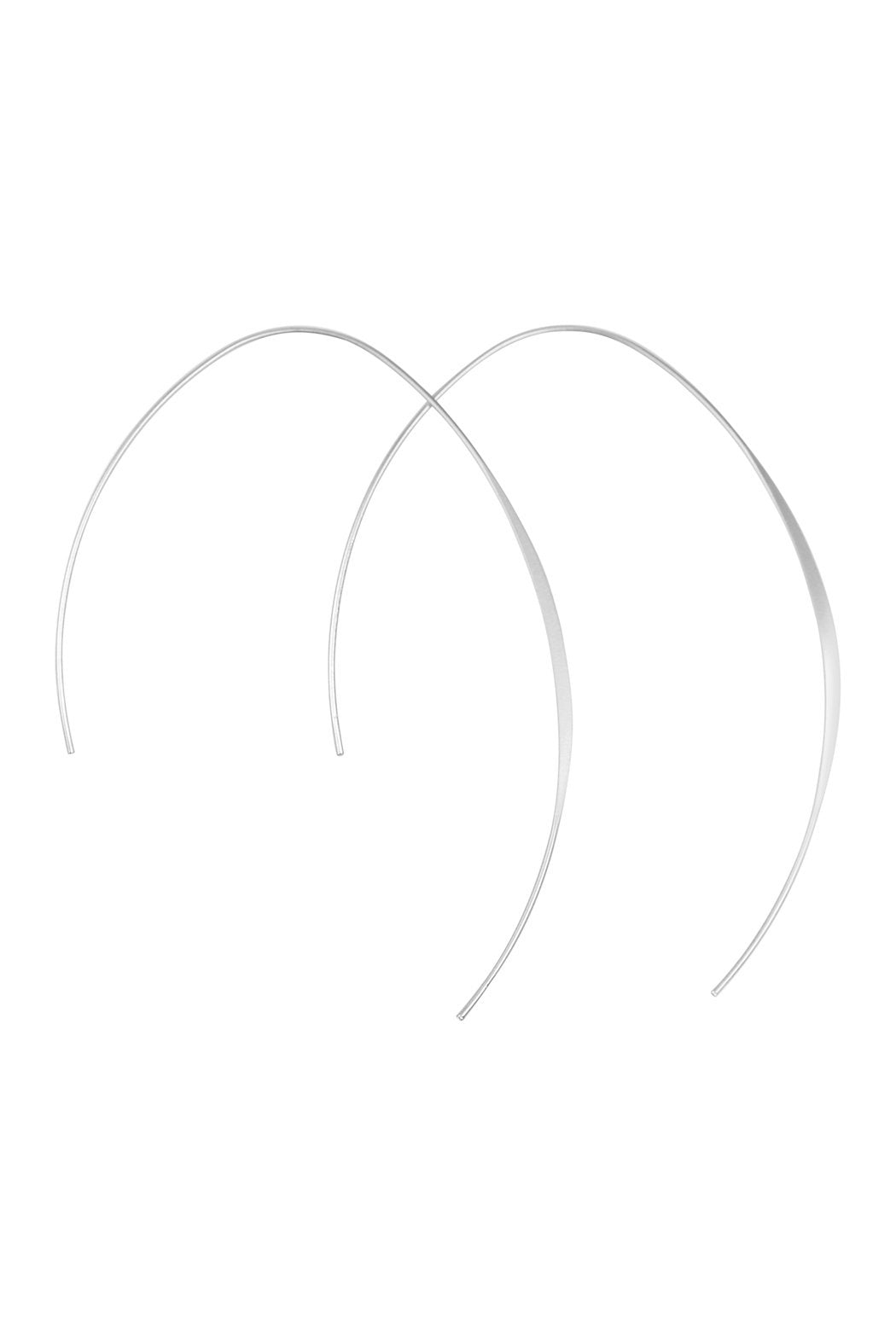 3 Inch Wired Open 'U' Earrings