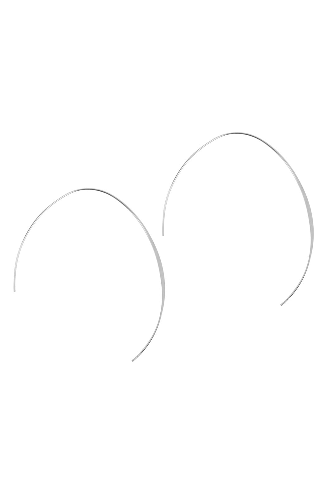 3 Inch Wired Open 'U' Earrings