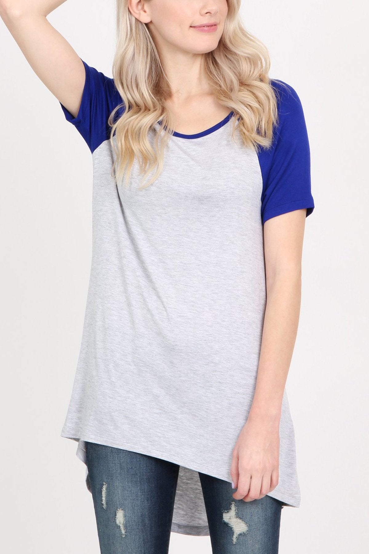 Short Sleeve Raglan Top