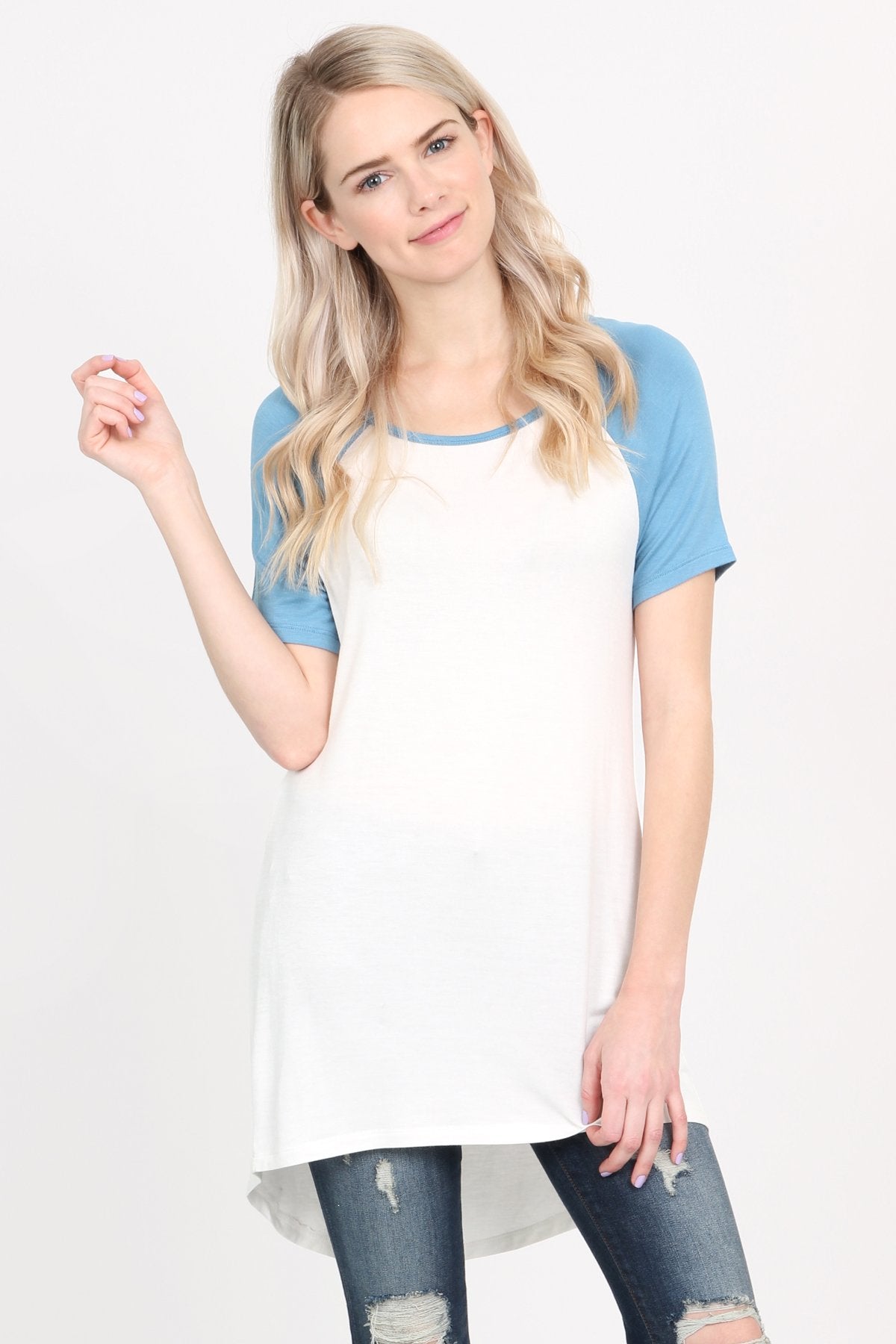 Short Sleeve Raglan Top