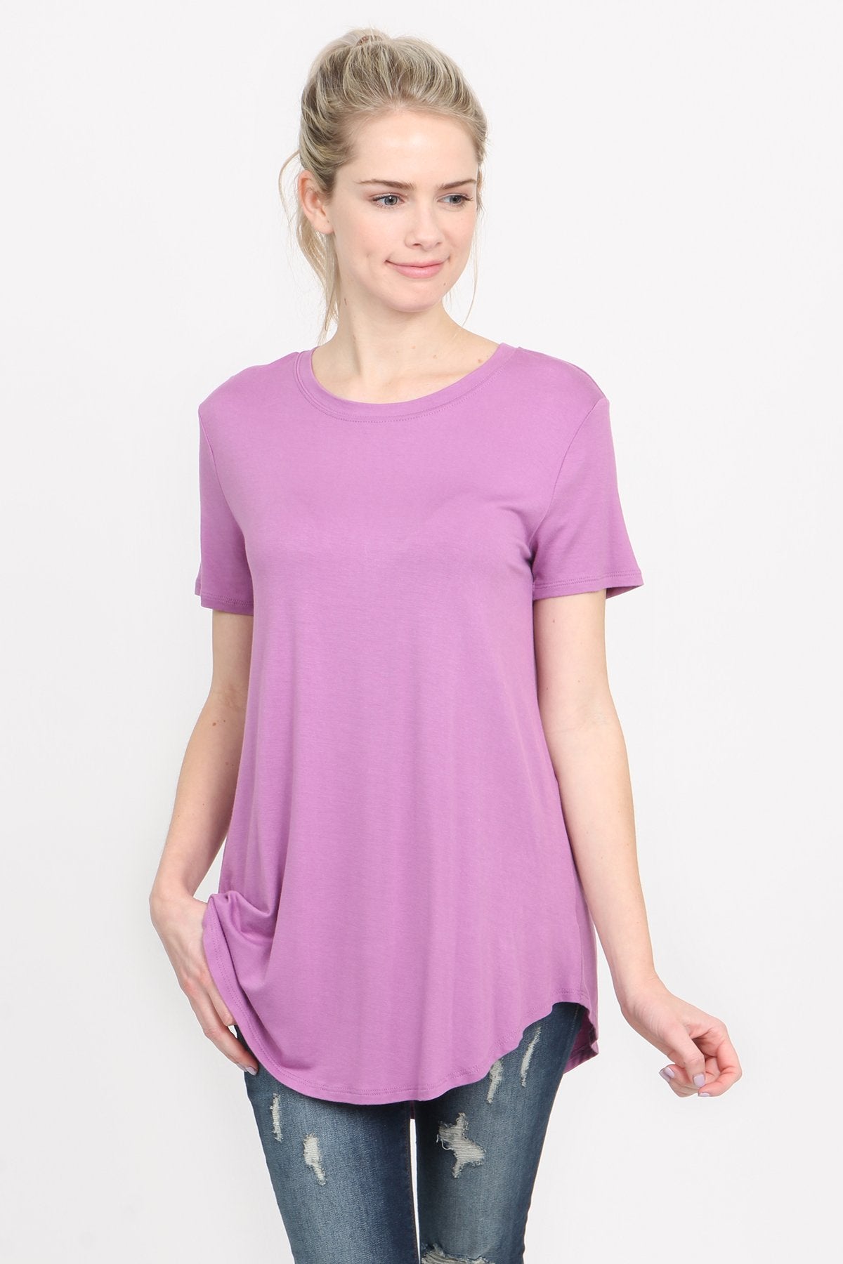 Premium Rayon Short Sleeve Top