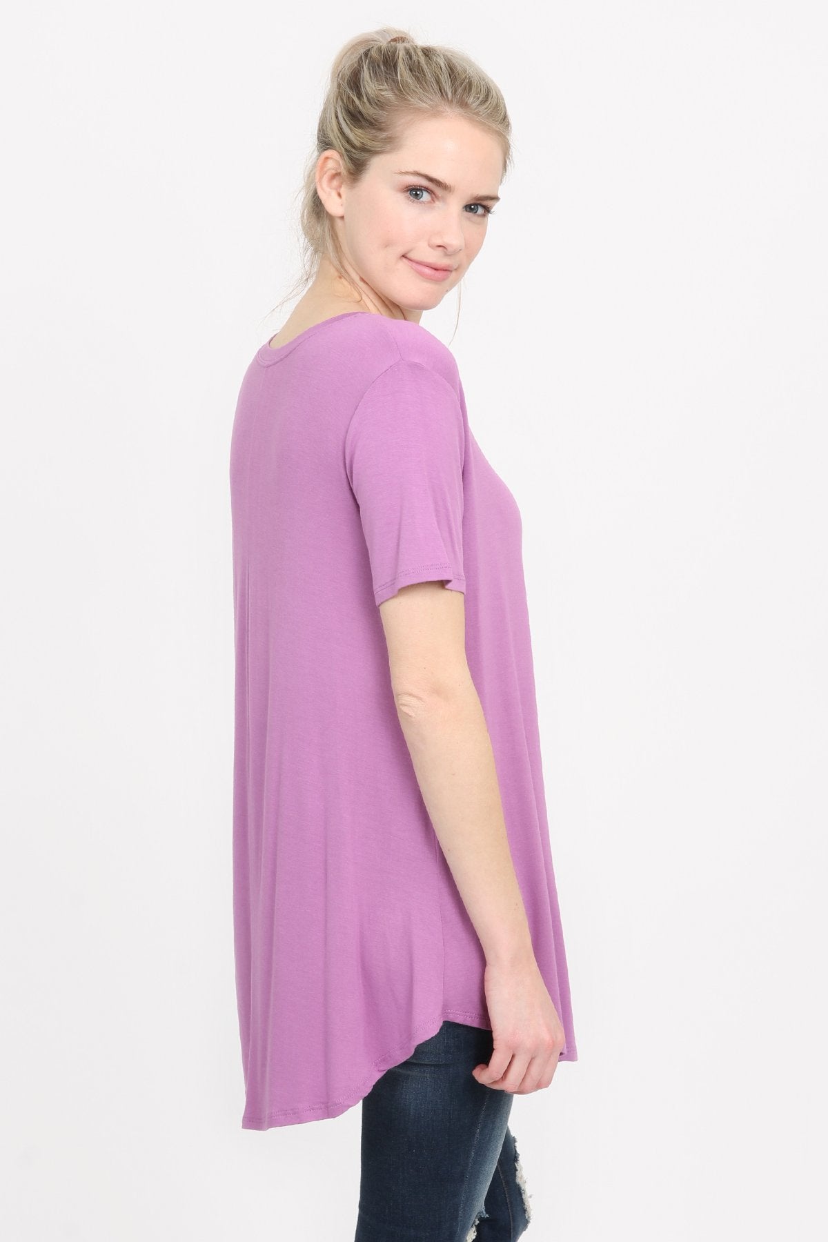 Premium Rayon Short Sleeve Top