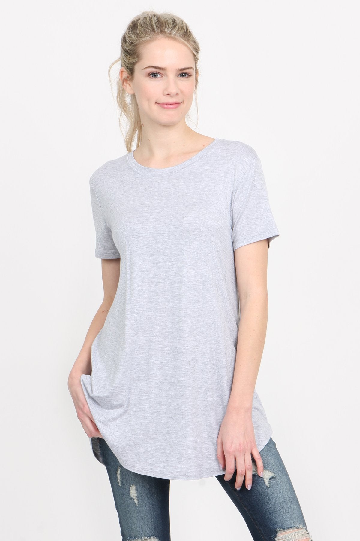 Premium Rayon Short Sleeve Top