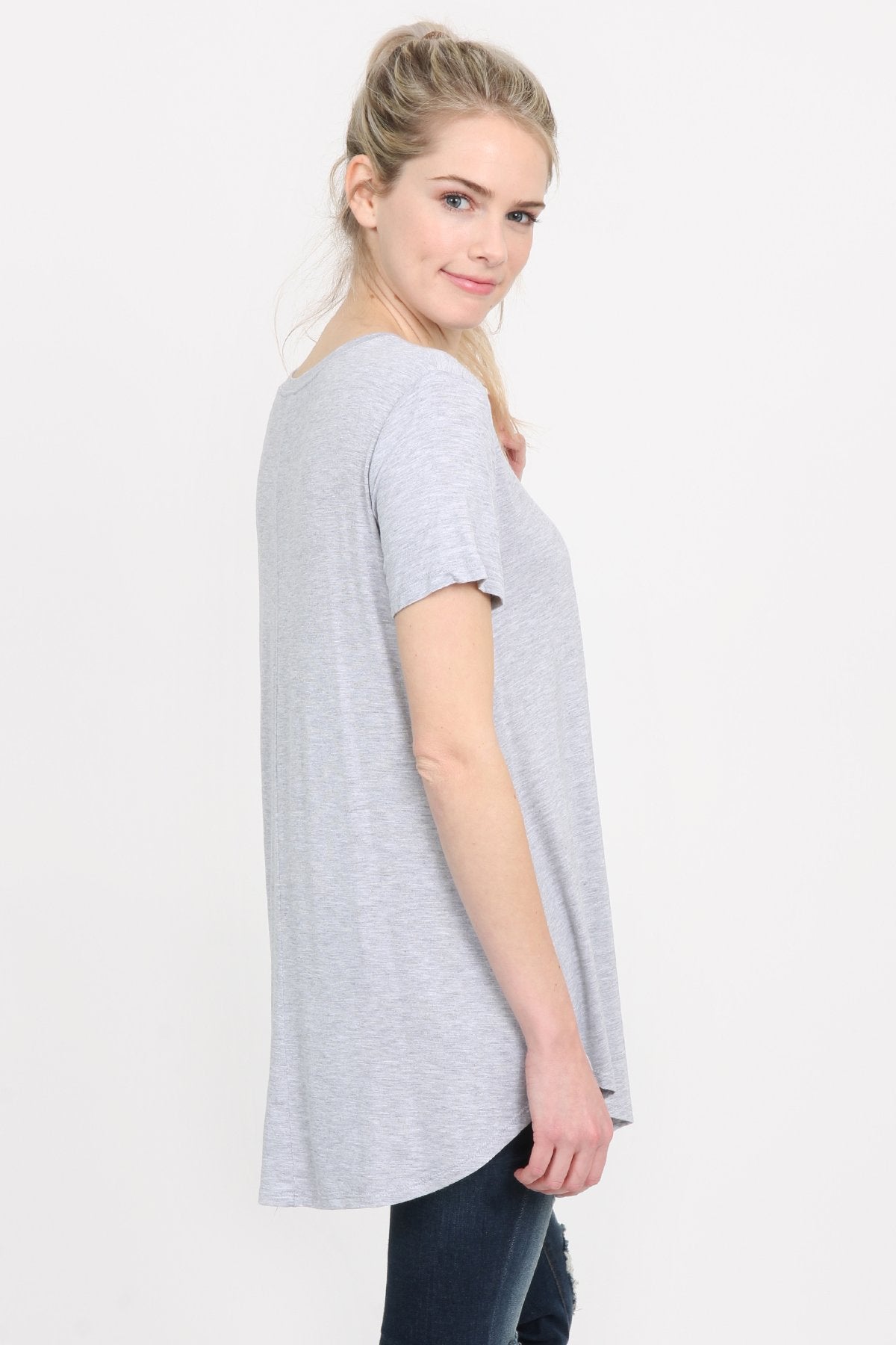 Premium Rayon Short Sleeve Top
