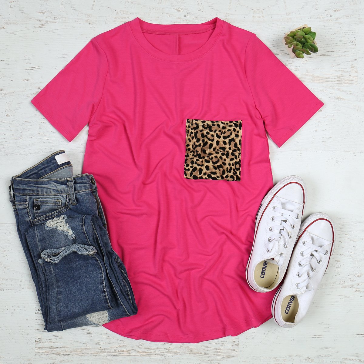Premium Long Line Pocket Flared Tunic