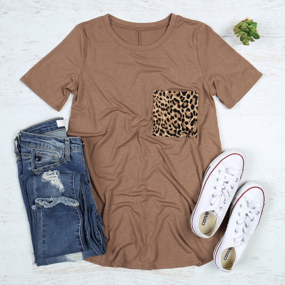 Premium Long Line Pocket Flared Tunic