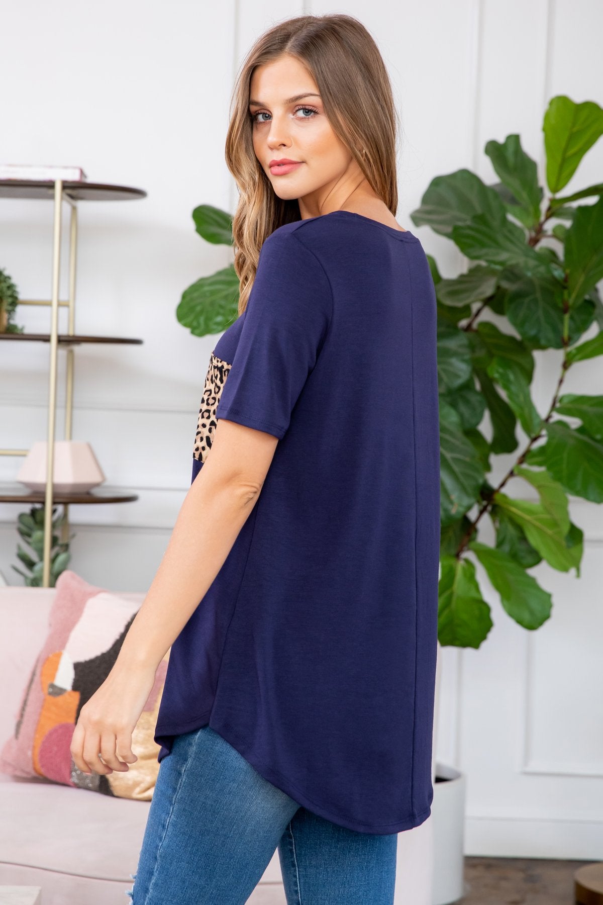 Premium Long Line Pocket Flared Tunic