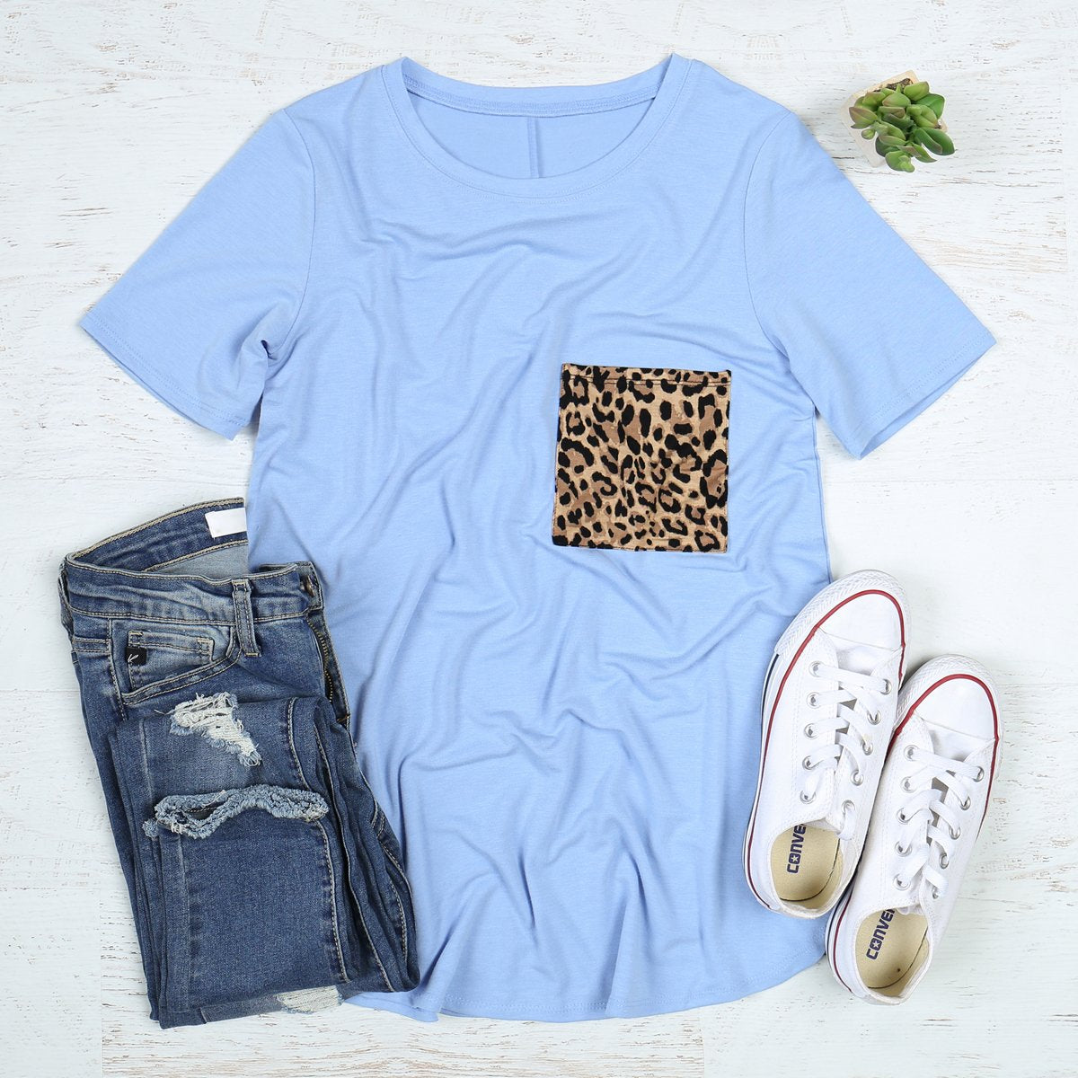 Premium Long Line Pocket Flared Tunic