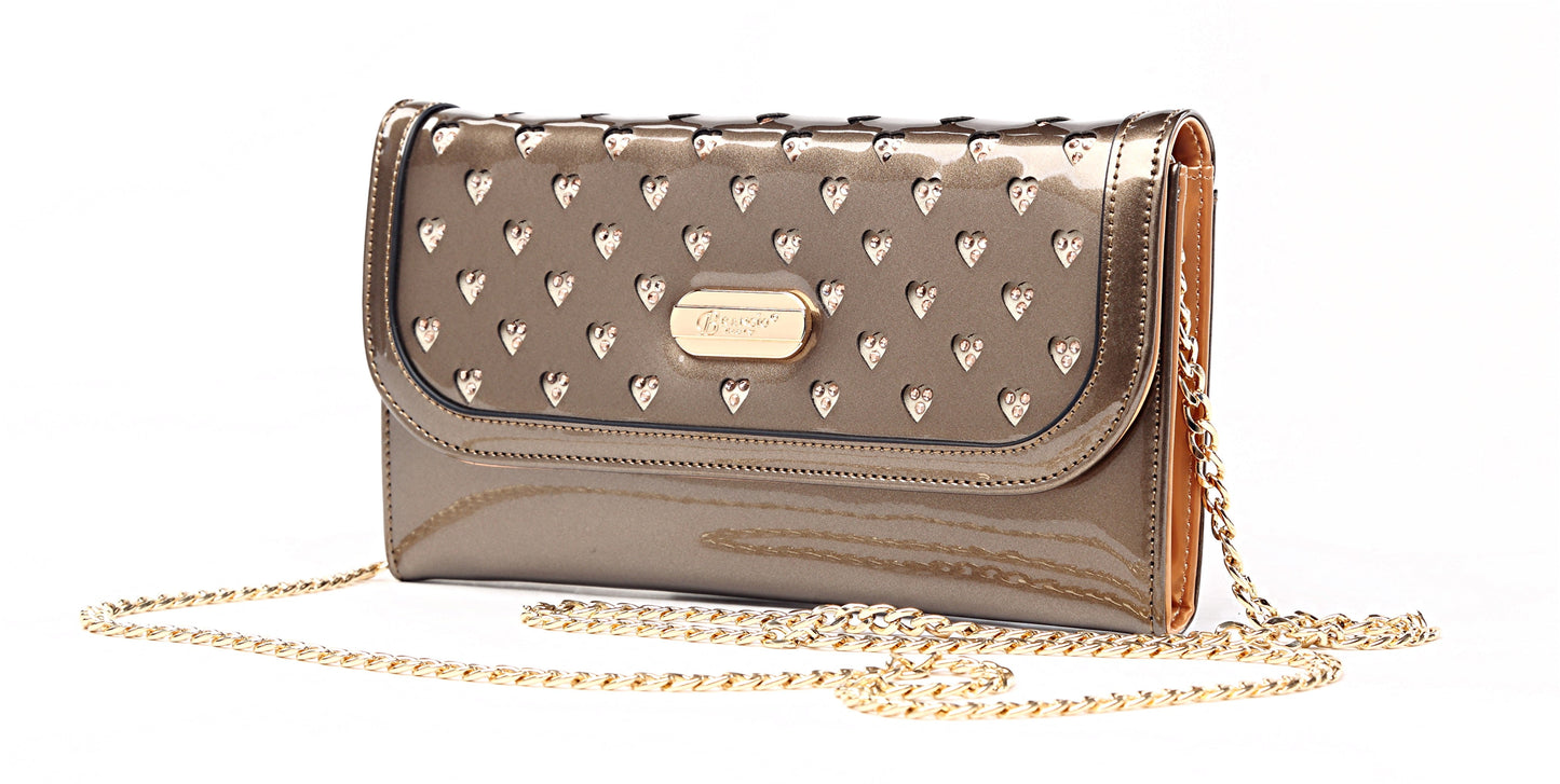 Starz Art Retro Multipocket Mini Clutch Crossbody Bag