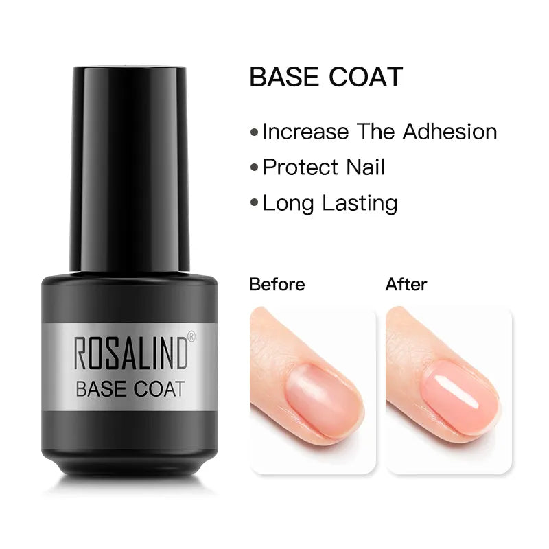 ROSALIND 15/30ml Poly Nail Gel Semi Permanent Acrylic Extension Crystal Nail Art Fast Builder Hybrid Varnish UV Poly Nail Polish