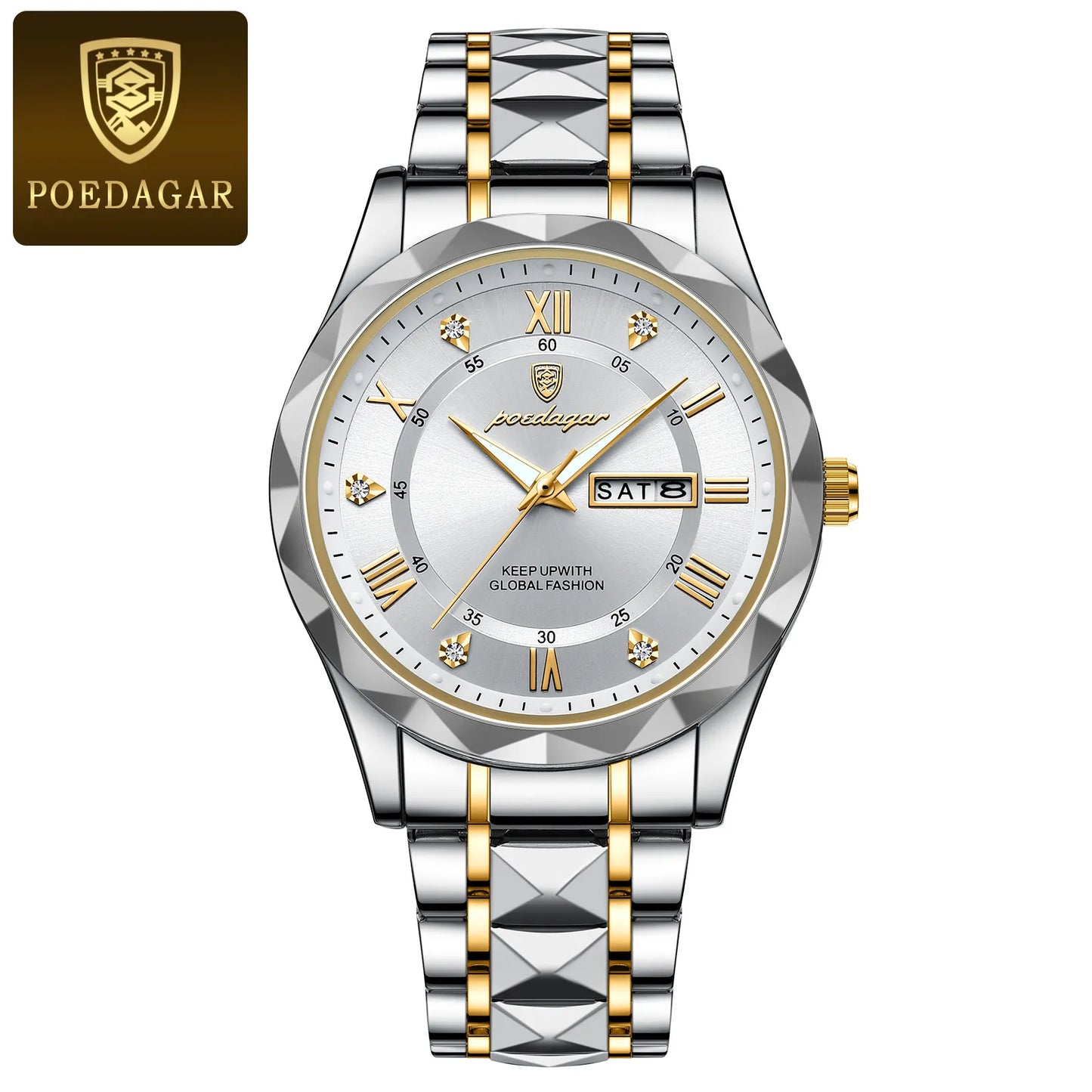 POEDAGAR - Luxury Men's Wristwatch Waterproof