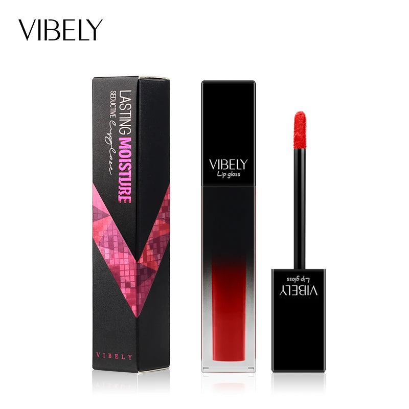 30Color Matte Lip gloss Long Lasting Waterproof Moisture Sexy Liquid Lipstick Lip Cream Tint Makeup ladies Lipgloss High Pigment