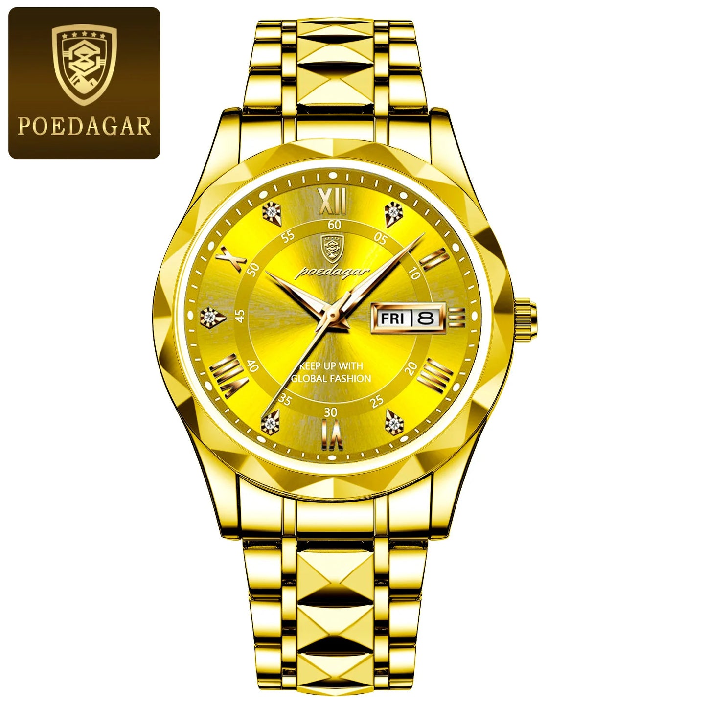 POEDAGAR - Luxury Men's Wristwatch Waterproof