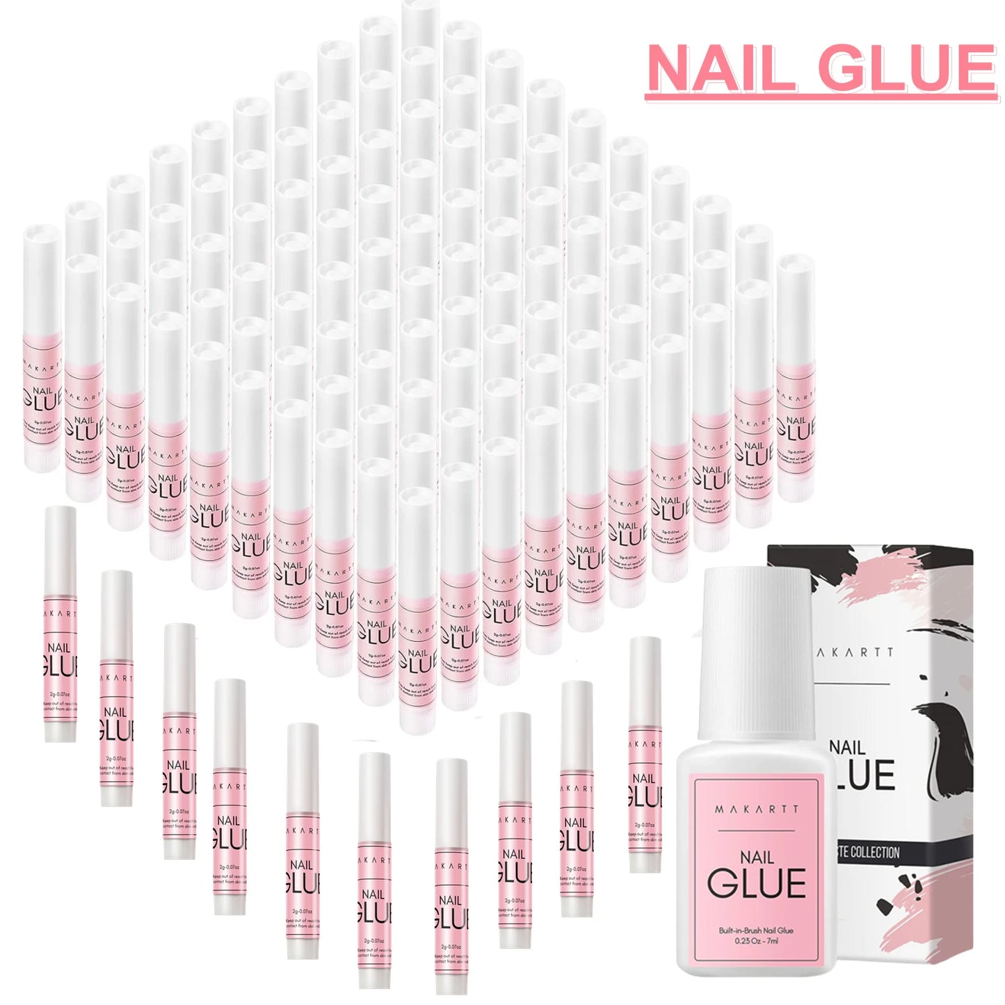 Makartt Super Strong Nail Glue for Acrylic Nails Press on Nails  Professional Nail Bond Nail Tips Glue for Stick on Nails