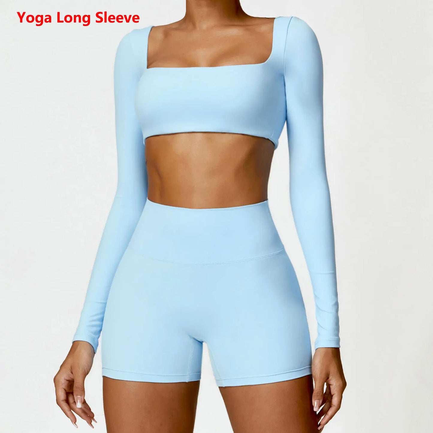 Winter Yoga Long Sleeved Women Yoga Top Outdoor Running Fitness Wear Brushed T-Shirt Long Sleeved Gym Push Up Workout Sports Top