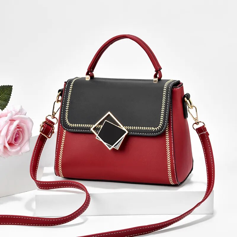 Famous Designer Brand Bags Women Leather Handbags 2022 Luxury Ladies Hand Bags Purse Fashion Shoulder Bags