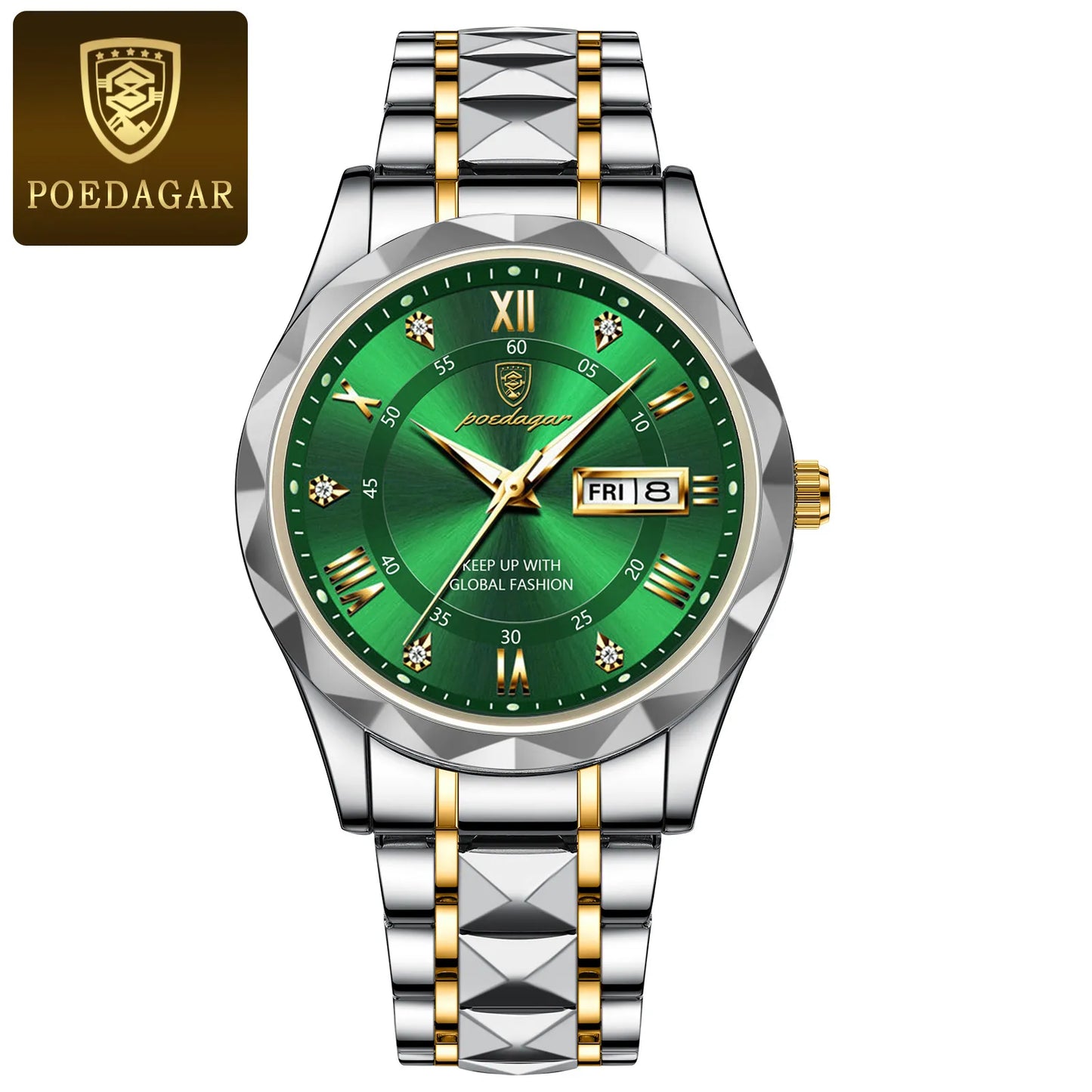 POEDAGAR - Luxury Men's Wristwatch Waterproof