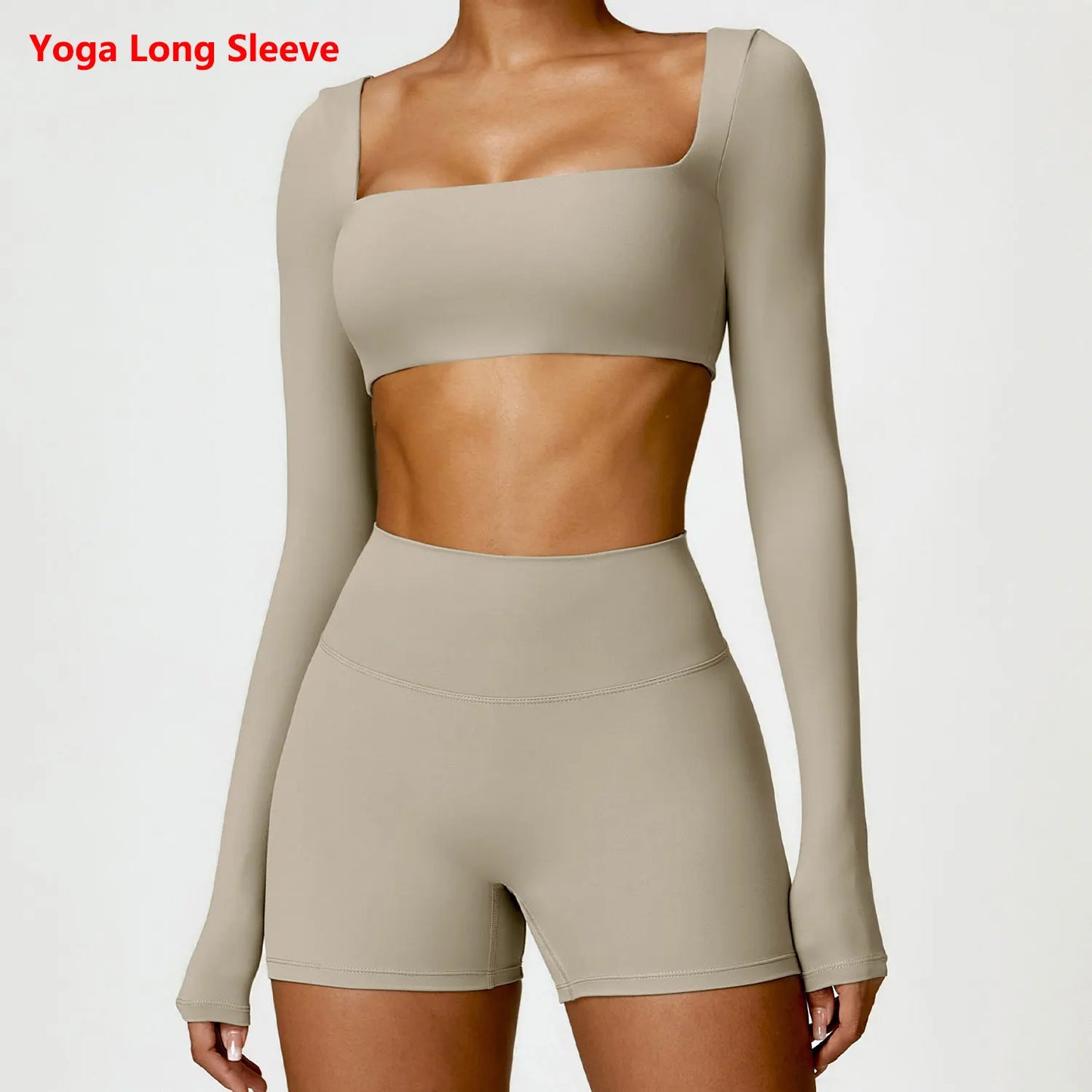 Winter Yoga Long Sleeved Women Yoga Top Outdoor Running Fitness Wear Brushed T-Shirt Long Sleeved Gym Push Up Workout Sports Top