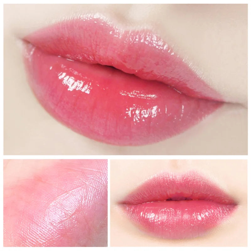 Temperature Color Change Flower Lipstick Waterproof Moisturizing Magic Jelly Lip Blam Crystal Transparent Lips Makeup Cosmetics
