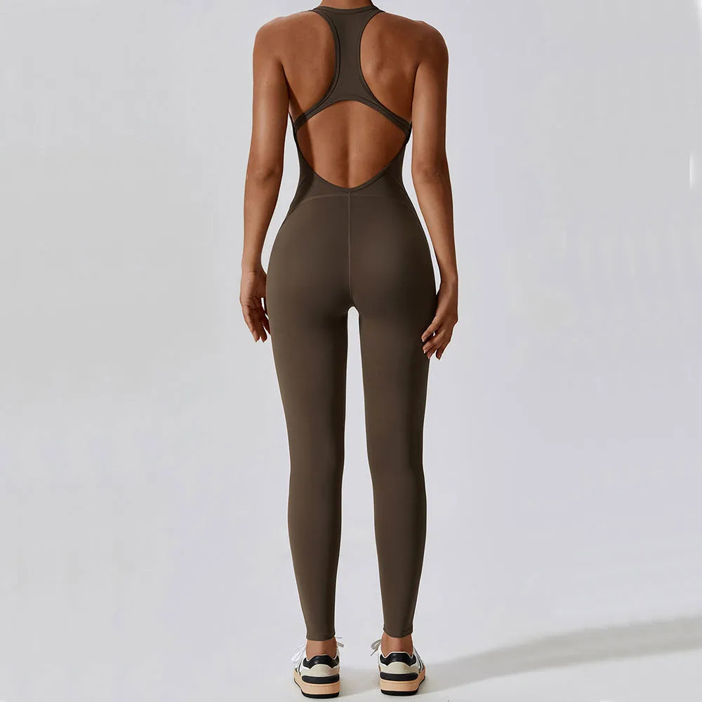 Yoga Jumpsuit Fitness Sports Overalls Gym Clothing Set Yoga Wear Pilates Workout Clothes for Women Outfit Push-Up Activewear