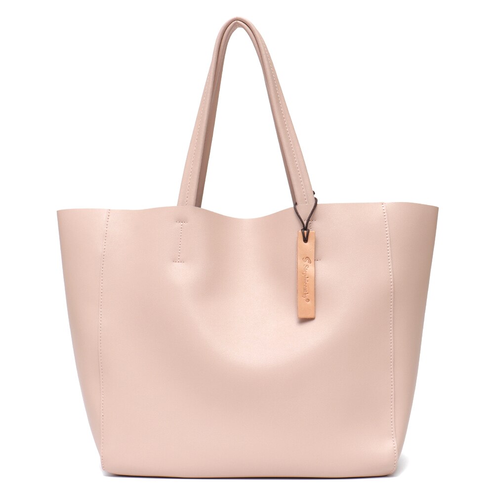 SC Luxury Brand Cow Leather Tote Bags Designer Cowhide Handbags Women Shoulder Bags Fashion Female Large Capacity Liner Bag