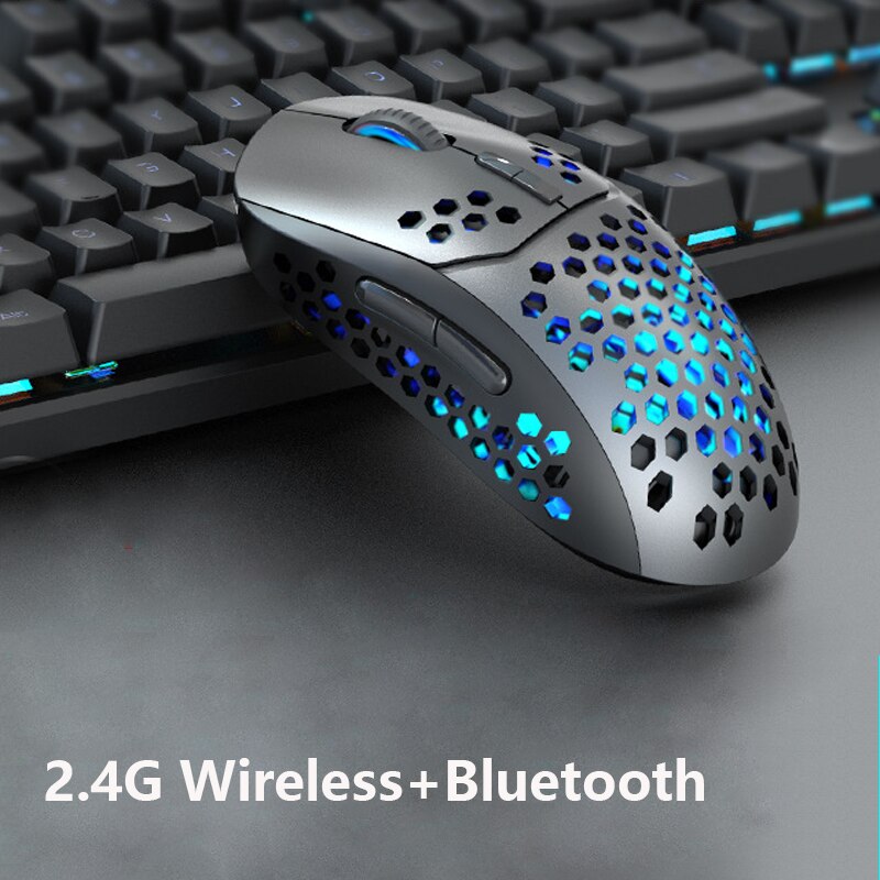 Wireless Mouse Rechargeable Bluetooth Silent Ergonomic Computer 2400 DPI for iPad Mac Tablet Macbook Air Laptop PC Gaming Office