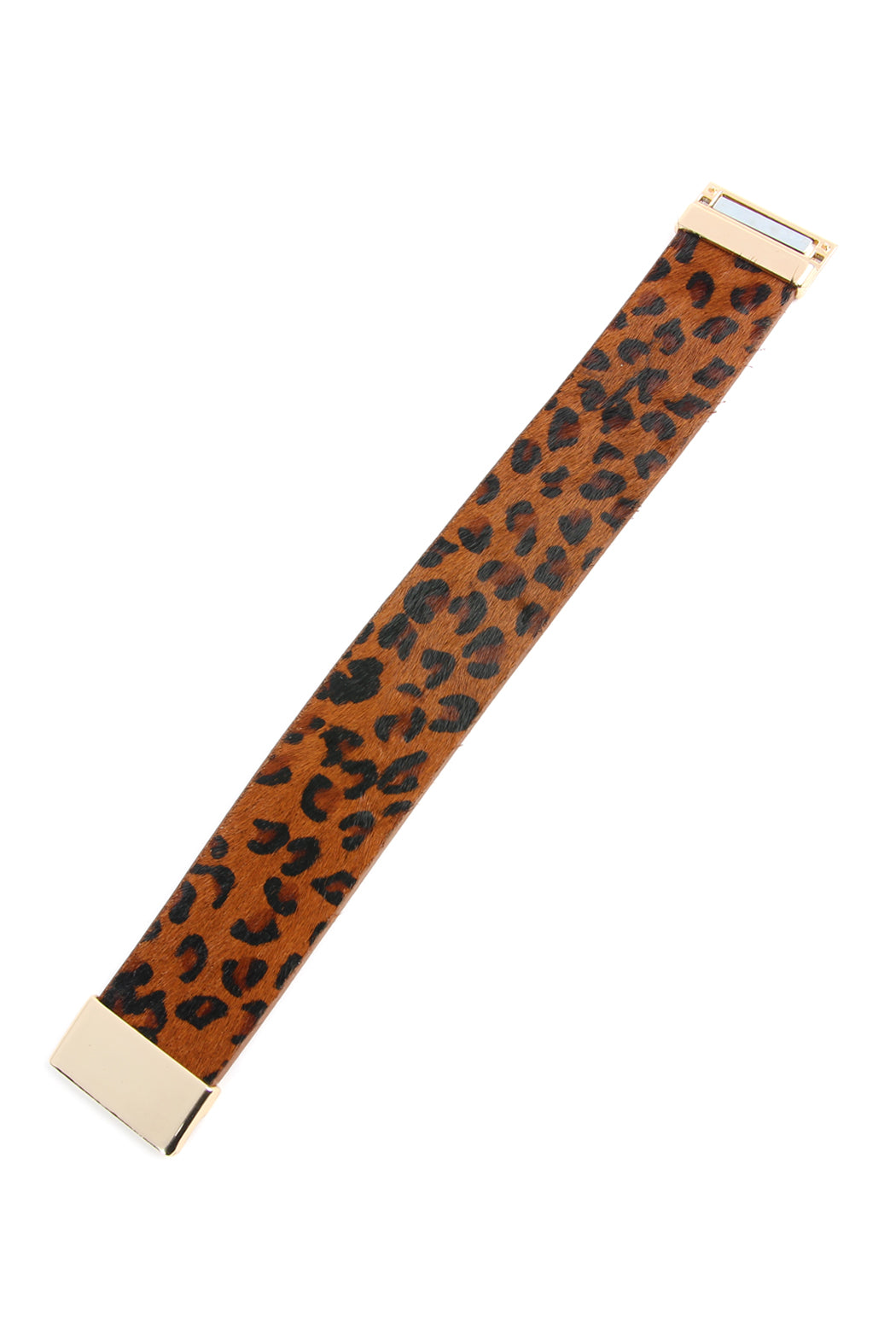 Faux Animal Skin Leather Bracelet