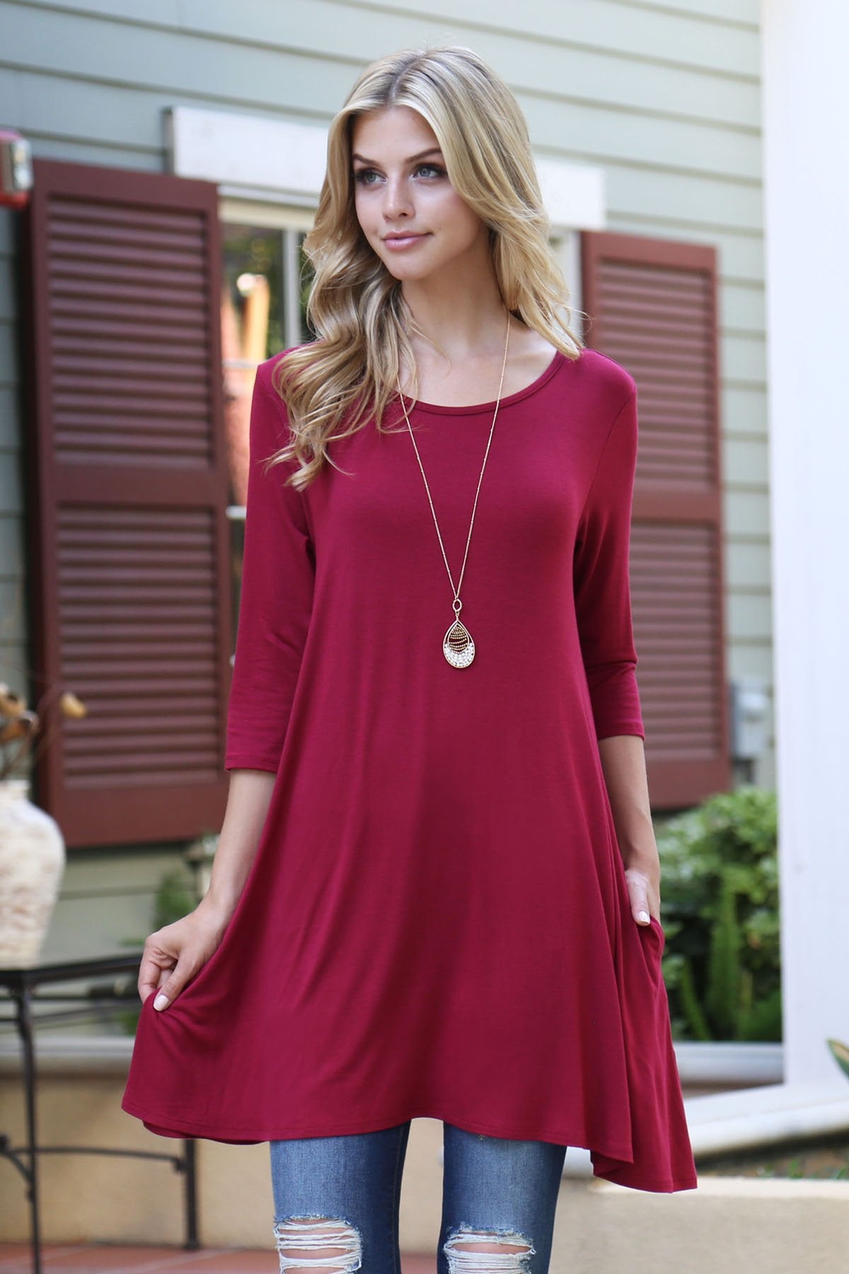 Classic Pocket Tunic Top