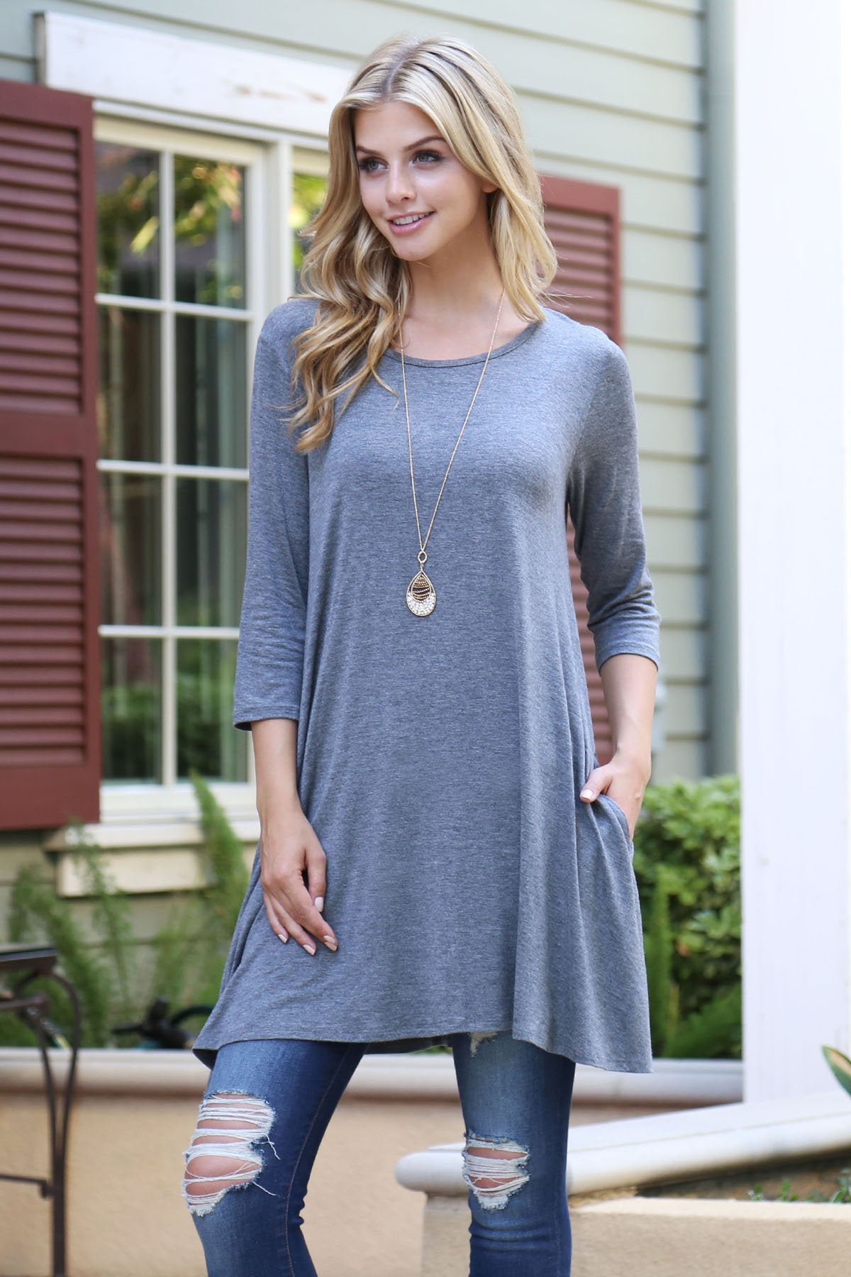 Classic Pocket Tunic Top