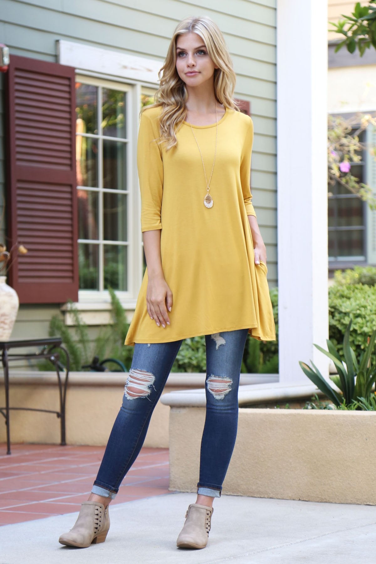 Classic Pocket Tunic Top