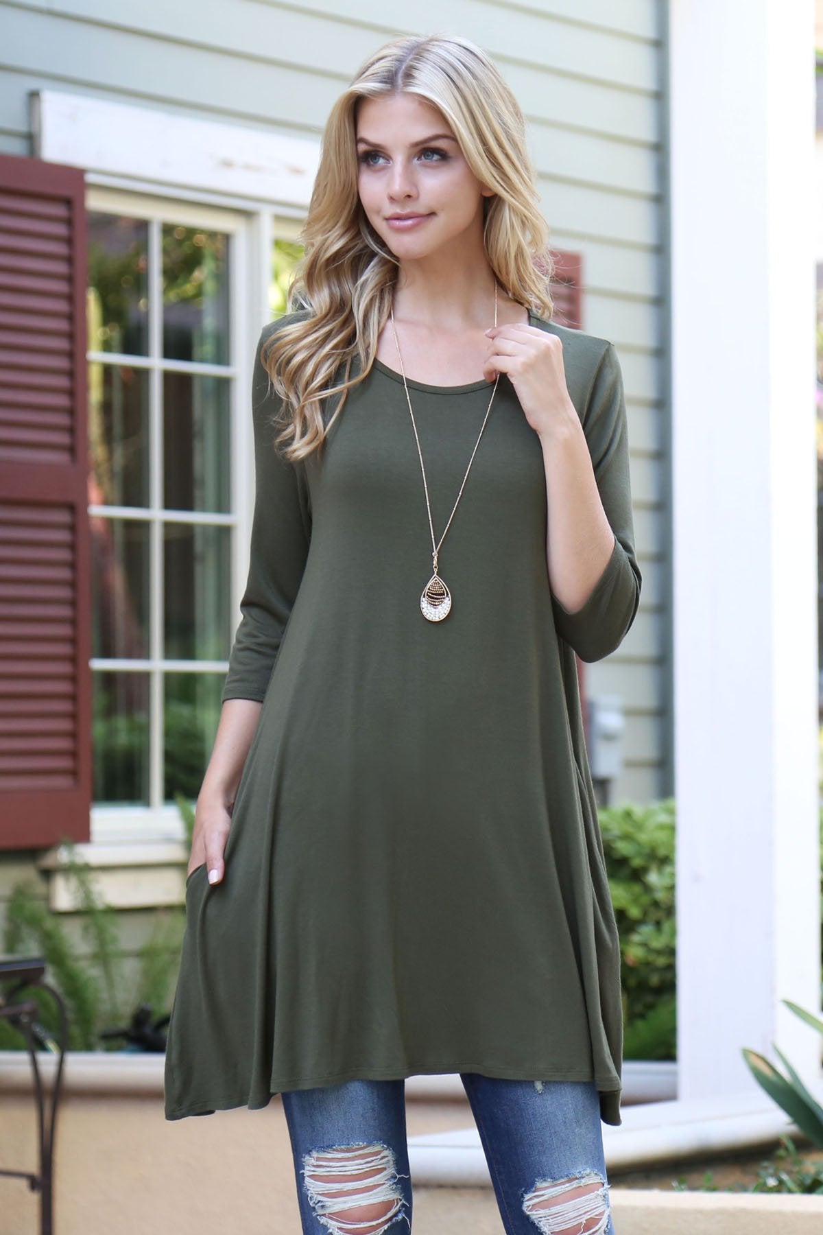 Classic Pocket Tunic Top