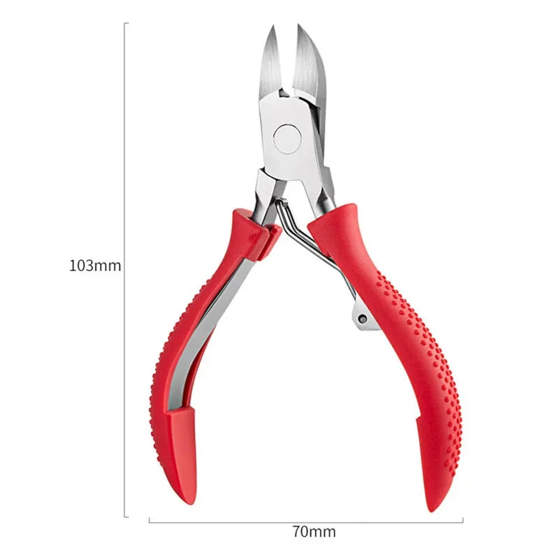 1Pc Toe Nail Clippers Nail Correction Thick Nails Ingrown Toenails Nippers Cutters Dead Skin Dirt Remover Pedicure Care Tool