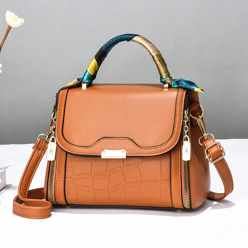 Famous Designer Brand Bags Women Leather Handbags 2022 Luxury Ladies Hand Bags Purse Fashion Shoulder Bags