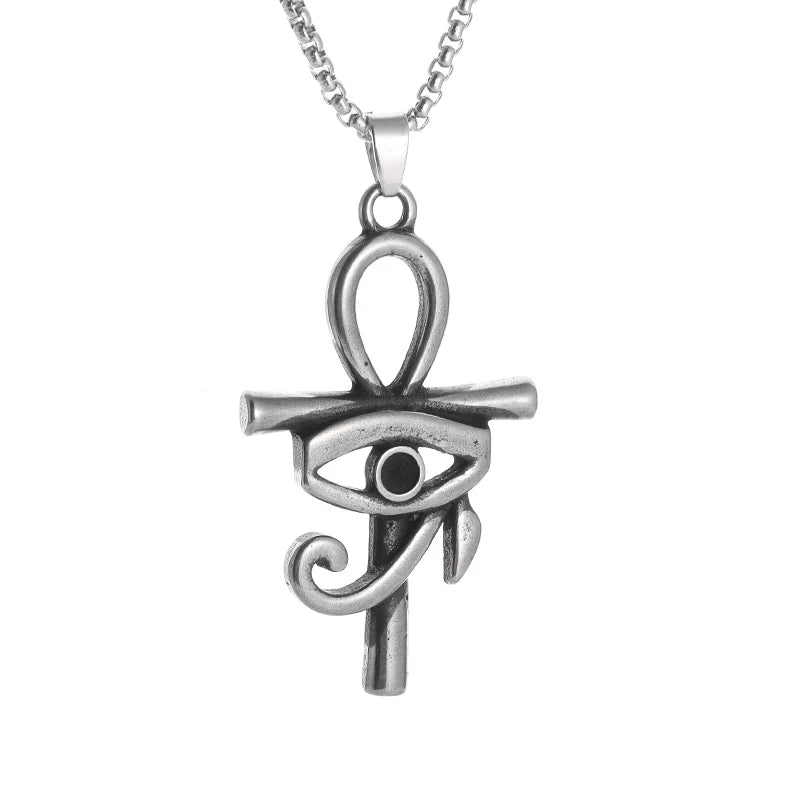 Men\'s Classic Punk Gold Plated Freemason Round Medal Pendant Necklace Hip Hop Style Rock Party Jewelry
