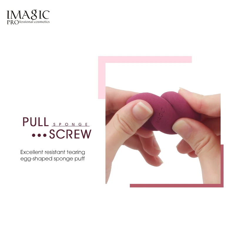 IMAGIC 3Pcs Makeup Puff Wet and Dry Professionele Makeup Spons Foundation Cream Concealer Multipurpose Makeup Tool