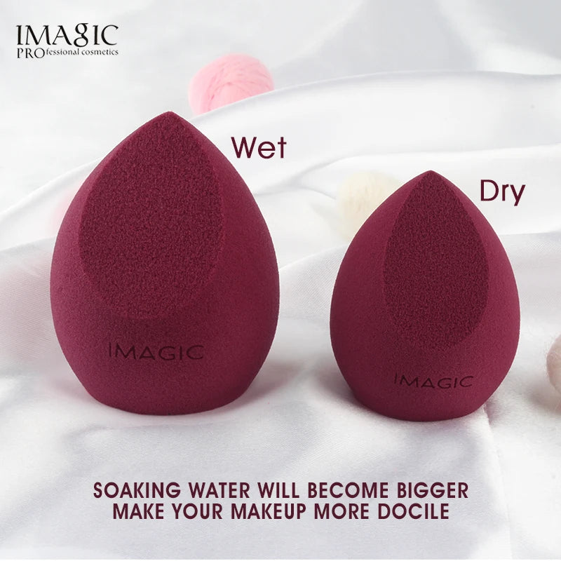 IMAGIC 3Pcs Makeup Puff Wet and Dry Professionele Makeup Spons Foundation Cream Concealer Multipurpose Makeup Tool