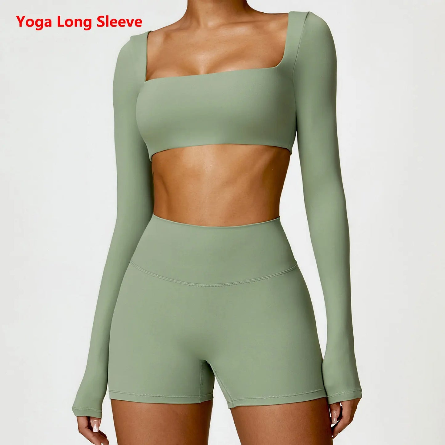 Winter Yoga Long Sleeved Women Yoga Top Outdoor Running Fitness Wear Brushed T-Shirt Long Sleeved Gym Push Up Workout Sports Top
