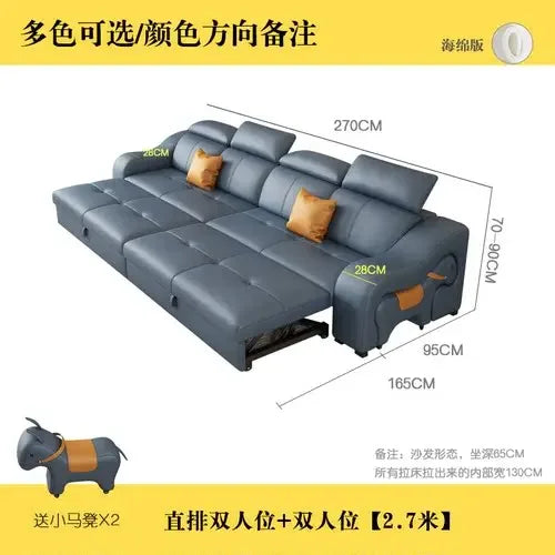 Large New Arrival Sofa Nordic Foldable Storage Floor Folding Living Room Sofa Modern Loveseat European Salon Meuble Furniture