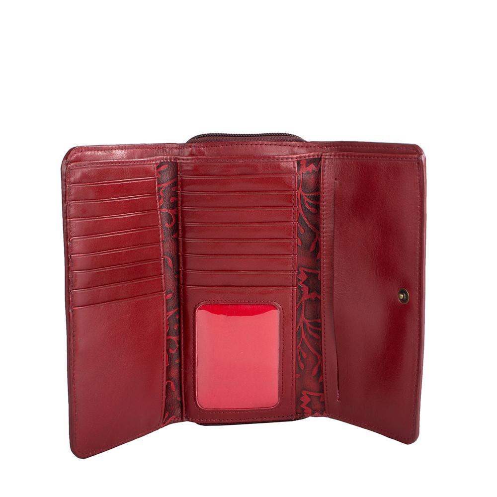 Sindhu RFID Blocking Trifold Leather Wallet